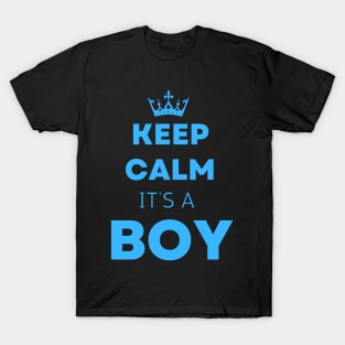 Ceep calm its a boy gift Ahoy it's a boy & "new dad gift" "it's a boy pregnancy" newborn, dad of boy gift T-Shirt